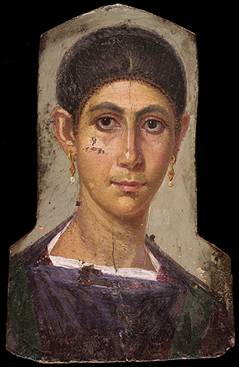 A Woman, Antinoopolis ( ?), ca AD 110-115 (Cambridge, MA, Fogg Art Museum, A.M. Sackler Museum, 1923.60)